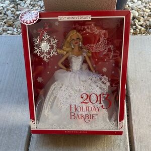 Barbie 25th Anniversary Holiday Doll - White and Silver
